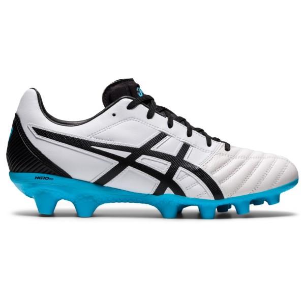 asics footy boots white