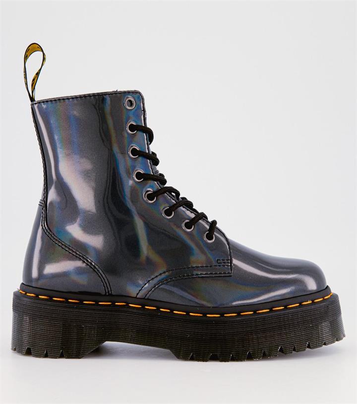 dr martens jadon gunmetal hologram