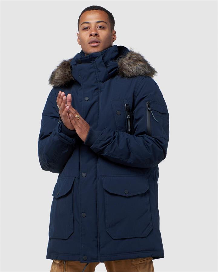 superdry premium parka mens