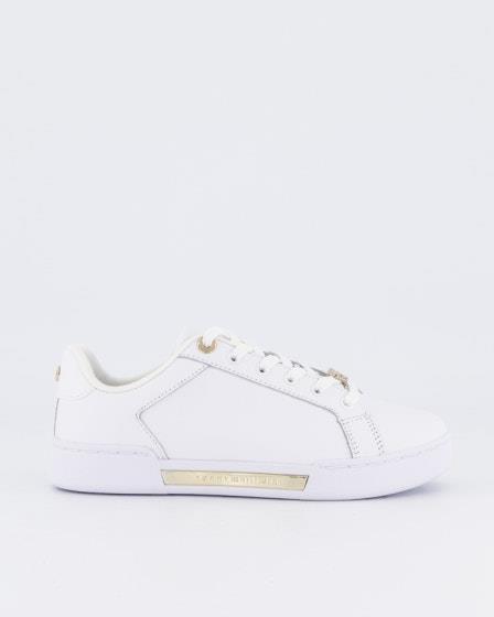 Buy Tommy Hilfiger Gold Detail Court Cupsole White Online - Pay with ...