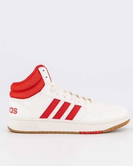 adidas adidas Mens Hoops 3.0 Mid Core White