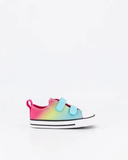 Converse Converse Toddler Chuck Taylor All Star Easy On Bright Ombre Low Top Triple Cyan