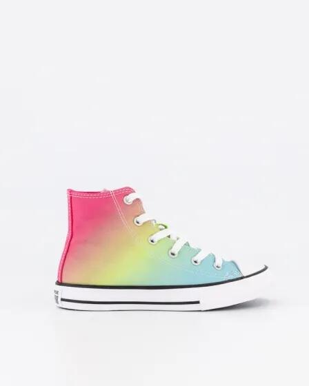 Converse Converse Kids CT All Star Bright Ombre High Top Triple Cyan