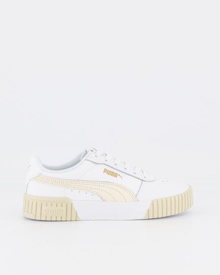 Puma Puma Womens Carina 2.0 Puma White-Sugared Almond-Puma Gold