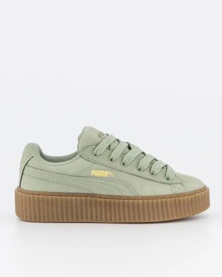 Puma Puma FENTY x PUMA Creeper Phatty Creeper Phatty Nubuck Green Fog-Puma Gold-Gum