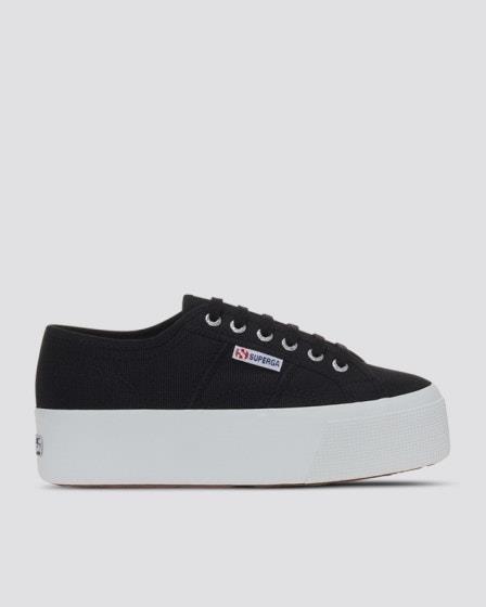 Superga Superga Womens 2790 Platform F83 Black - F White