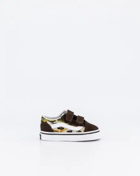 Vans Vans Toddler Old Skool V Painted Camo Brown