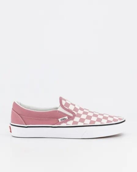 Vans Vans Classic Slip-Ons Checkerboard Color Theory Checkerboard Foxglove