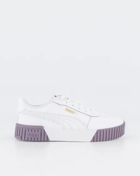 Puma Puma Womens Carina 2.0 Puma White-Pale Plum-Puma Gold