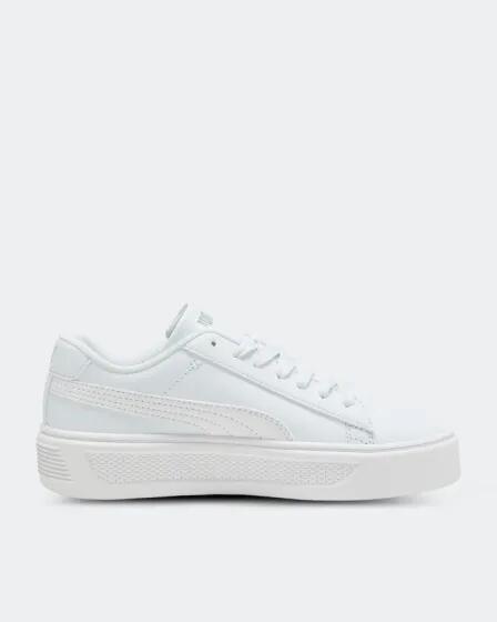 Puma Puma Womens Smash V3 Dewdrop-Puma White-Puma Silver