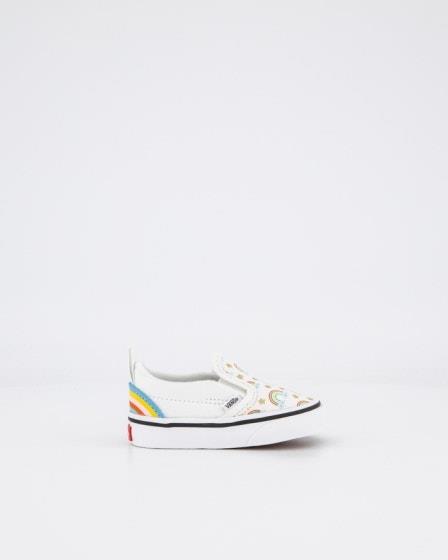 Vans Toddler Classic Slip On V Rad Rainbow True White