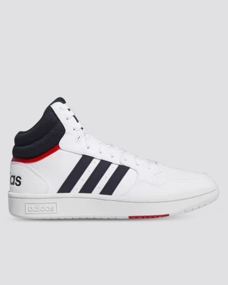 adidas adidas Mens Hoop 3.0 Mid Ftwr White