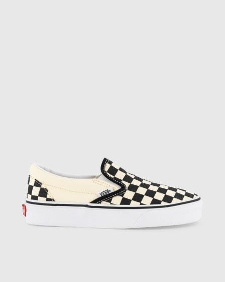 Vans Vans Classic Slip-Ons Checkerboard Black And White Checker