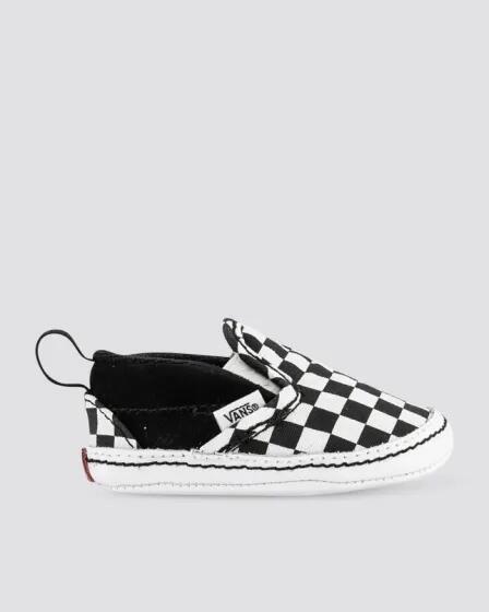 Vans Vans Infants Classic Slip-On V Crib (Checker) Black White