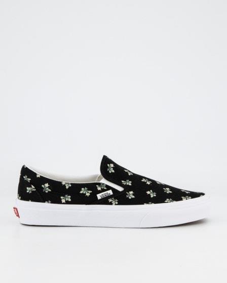 Vans Vans Womens Classic Slip-Ons Floral Black