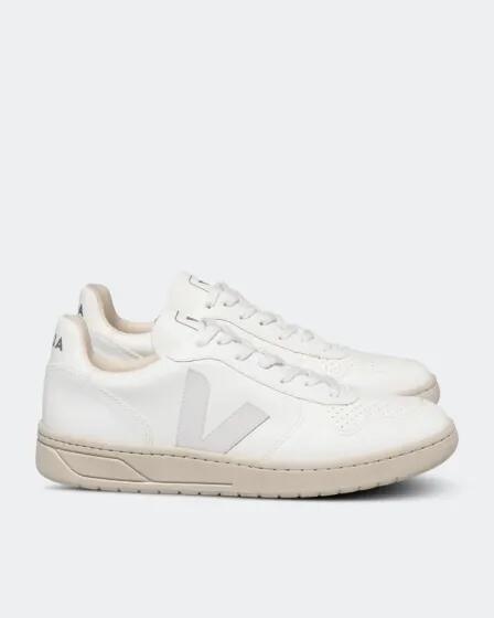 VEJA VEJA Mens V-10 Leather Extra White