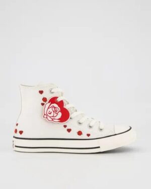 Converse Converse Chuck Taylor All Star Roses High Vintage White