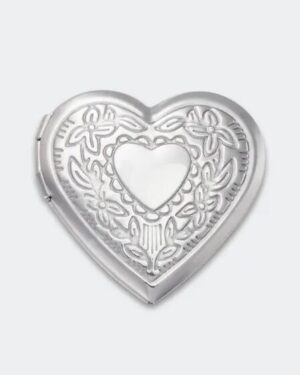 Crocs Accessories Crocs Accessories Silver Heart Locket Jibbitz Multi