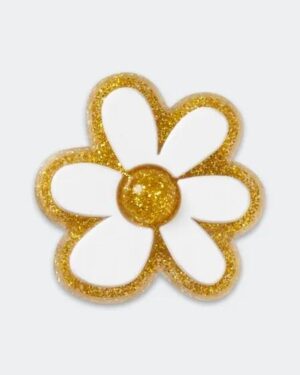 Crocs Accessories Crocs Accessories Gold White Flower Jibbitz Multi