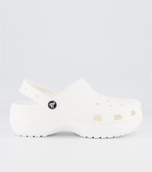 Crocs Crocs Womens Classic Platform Clog White