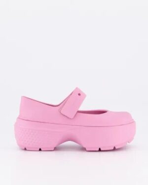 Crocs Crocs Stomp Mary Jane Pink Tweed