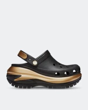 Crocs Crocs Mega Crush Metallic Clog Black