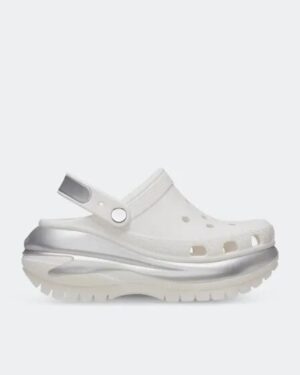 Crocs Crocs Mega Crush Metallic Clog White