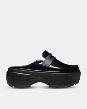 Crocs Crocs Stomp High Shine Loafer Black