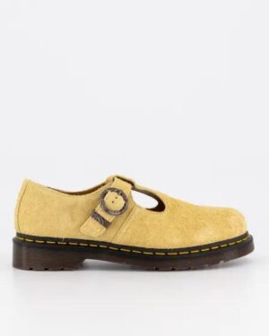 Dr Martens Dr Martens T-Bar Hazy Yellow Long Napped Suede