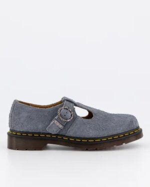 Dr Martens Dr Martens T-Bar Washed Denim Long Napped Suede