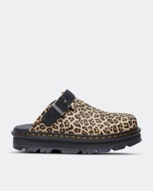 Dr Martens Dr Martens Zebzag Mini Leopard Spot Hair On & Black Eh Suede