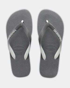 Havaianas Havaianas Mens Top Mix Steel Thongs Steel Grey