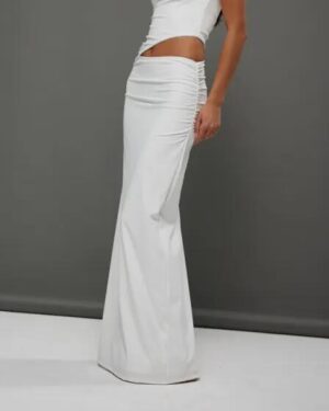 JGR & STN JGR & STN Kristy Maxi Skirt White