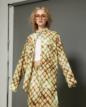 JGR & STN JGR & STN Eden Oversized Shirt Eden Print