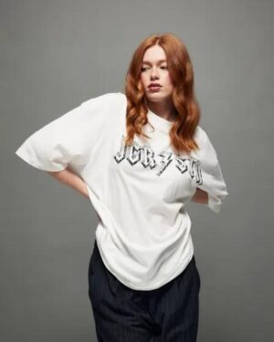 JGR & STN JGR & STN Drummer Oversized Tee White