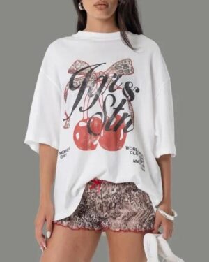 JGR & STN JGR & STN Frankie Oversized Tee White