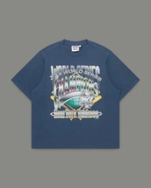 Majestic Majestic NY Yankees Got Rings Boxy Tee French Navy