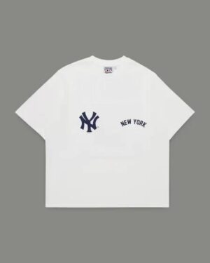 Majestic Majestic NY Yankees 'We Win' Tee Vintage White