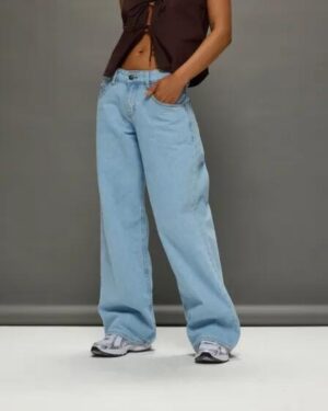 Motel Rocks Motel Rocks Roomy Low Rise Jeans Blue