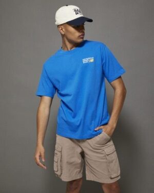 New Balance New Balance Athletics T-Shirt Blue Oasis (424)