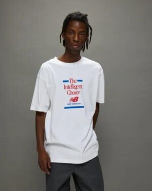 New Balance New Balance Athletics Relaxed Choice Tee White (100)