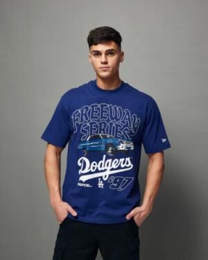 New Era New Era LA Dodgers Oversized Tee Dk Blue