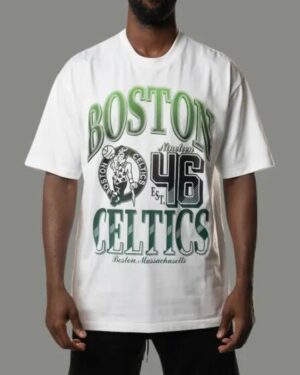 New Era New Era Boston Celtics Tee White