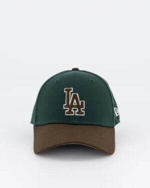 New Era New Era LA Dodgers Cap Dark Green Walnut White