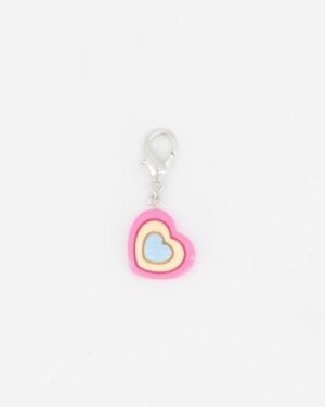 Platypus Accessories Platypus Accessories Coloured Hearts Shoe Charm Multi