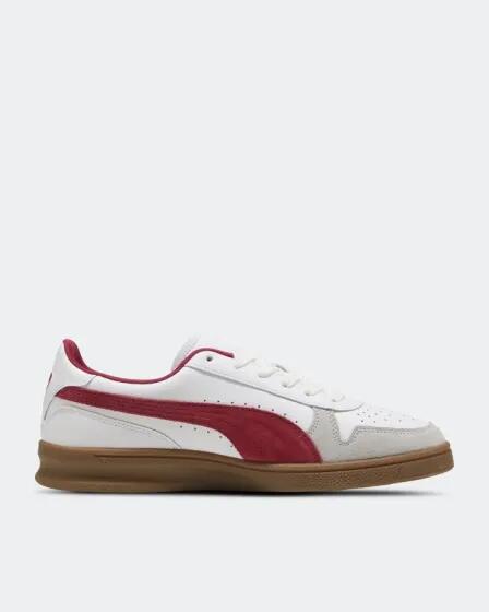 Puma Puma Indoor Sneaker Puma White-Dark Crimson-Gum