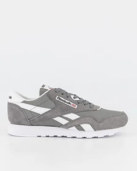 Reebok Reebok Mens Classic Nylon Pure Grey 5