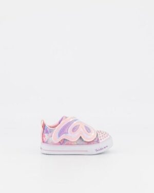 Skechers Skechers Infants Shuffle Lite - Butterfly Swirl Pink