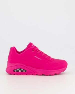 Skechers Skechers Womens Uno - Night Shades Hot Pink