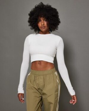 Staple&Hue Staple&Hue Base Mock Neck Top White